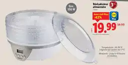 Lidl Déshydrateur 3 alimentaire offre