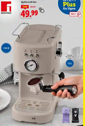 Lidl Machine à café rétro offre