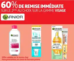 Auchan GARNIER Sur la gamme visage offre