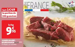 Auchan Viande bovine: bourguignon offre