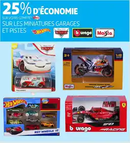 Auchan HOT WHEEL Sur les miniatures garages et pistes offre