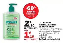 Hyper U SANYTOL Gel lavant antibacterien bio offre