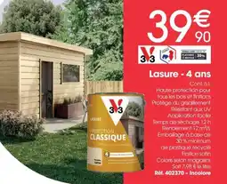 Brico Pro Lasure - 4 ans offre