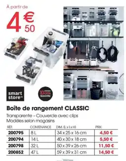 Brico Pro Boîte de rangement classic offre