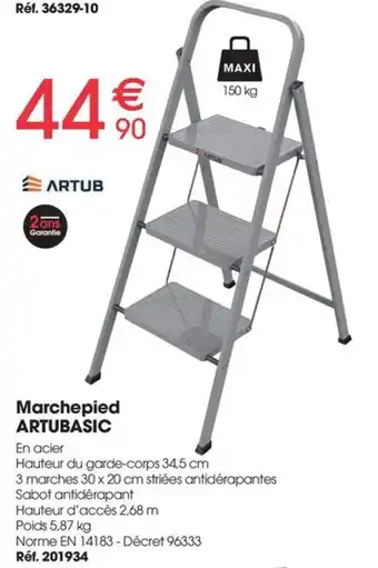 Brico Pro ARTUB Marchepied artubasic offre