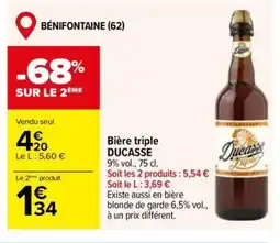 Carrefour Market DUCASSE Bière triple offre