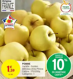 Intermarché Hyper Pomme offre