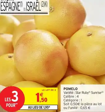 Intermarché Hyper Pomelo offre