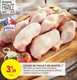 Intermarché Hyper Cuisse de poulet déjointée offre