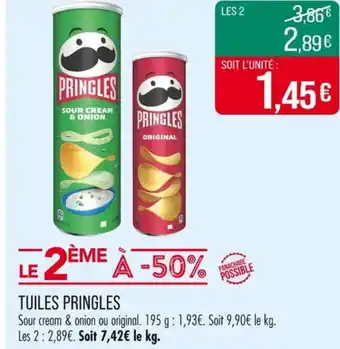 Match PRINGLES Tuiles offre