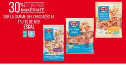 Match ESCAL Sur la gamme des crustacés et fruits de mer offre