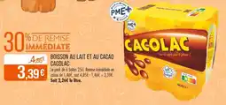 Match CACOLAC Boisson au lait et au cacao offre