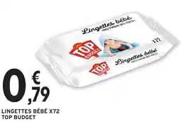 Intermarché Hyper Lingettes bébé x72 top budget offre