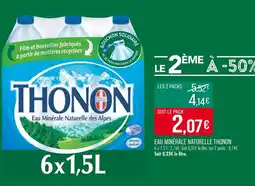 Match THONON Eau minérale naturelle offre