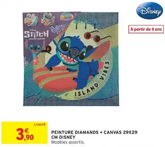 Intermarché Hyper Peinture diamands + canvas 29x29 offre