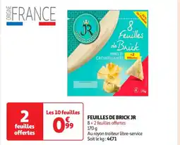 Auchan Supermarché JR Feuilles de brick offre