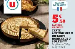 Super U Normande U tarte aux pommes u ou tarte offre