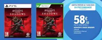 E.Leclerc Ps5 ou xbox series x assassin's creed shadows offre