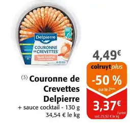 Colruyt DELPIERRE Couronne de Crevettes offre