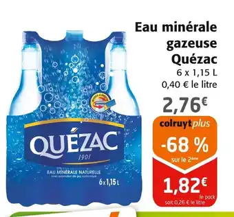 Colruyt Quézac Eau minérale gazeuse offre