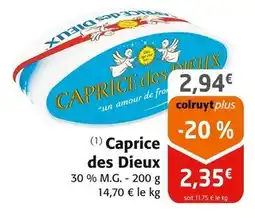 Colruyt Caprice des Dieux offre