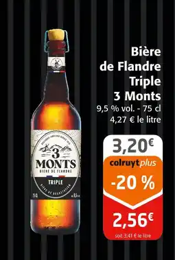 Colruyt 3 Monts Bière de Flandre Triple offre