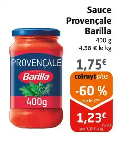 Colruyt Barilla Sauce Provençale offre