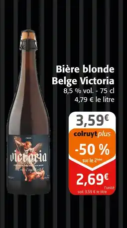 Colruyt Victoria Bière blonde Belge offre