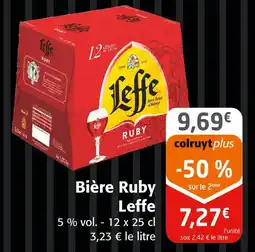 Colruyt Leffe Leffe Ruby offre