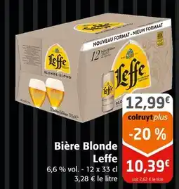 Colruyt LEFFE Bière blonde offre