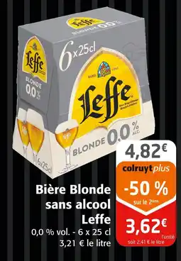 Colruyt LEFFE Bière Blonde sans alcool offre