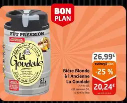 Colruyt LA GOUDALE Bière blonde à l'ancienne offre