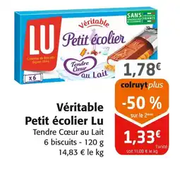 Colruyt LU Véritable Petit écolier offre