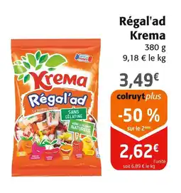 Colruyt Krema Régal'ad offre