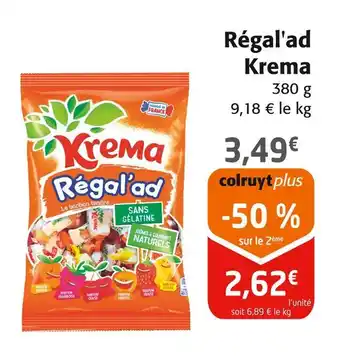 Colruyt Krema Régal'ad offre