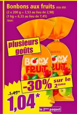 Norma Roshen Bonbons aux fruits offre