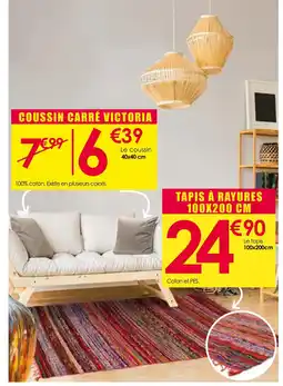 Décor Discount Coussin carré victoria offre