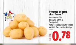 Lidl Pommes de terre chair ferme offre