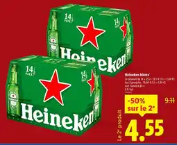 Lidl HEINEKEN bières offre