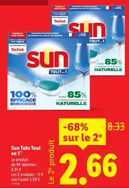 Lidl SUN Sun tabs tout en 1 offre