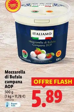 Lidl ITALIAMO Mozzarella di Bufala campana AOP offre