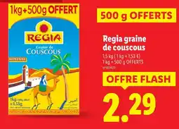 Lidl REGIA graine de couscous offre