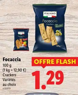 Lidl ITALIAMO Focaccia offre