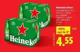 Lidl Heineken bières offre