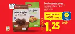 Lidl SONDEY Assortiment de mini gâteaux offre