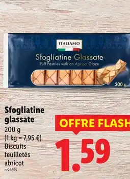 Lidl ITALIAMO Sfogliatine glassate offre