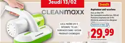 Lidl CLEANMAXX Aspirateur anti-acariens offre