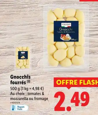 Lidl Italiamo Gnocchis fourrés offre