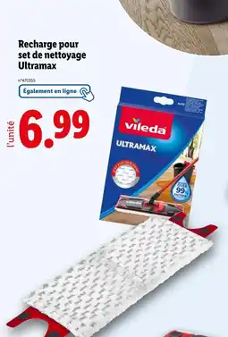 Lidl Vileda Recharge pour set de nettoyage Ultramax offre