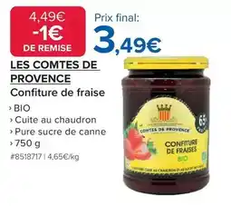 Costco Comtes de provence - confiture de fraise offre